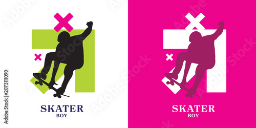 Creative Skateboard Logo Vector Pack for Streetwear Clothing