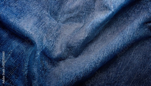 Washed Denim Texture As Background