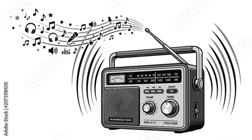 Photos Vintage Portable Radio Transmitter Device.