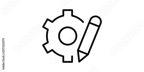 Cuadro en lienzo customization icon illustration vector graphic