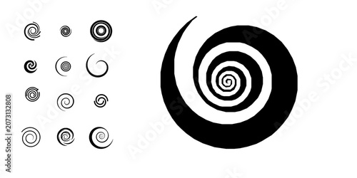 Принти на полотні OCD Spiral Icon