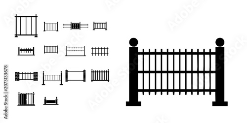 Canvas Print Barrier Wall Icon
