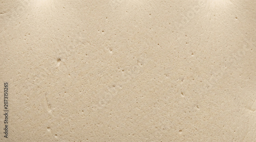 Beige sticky latex foam texture sports equipment background