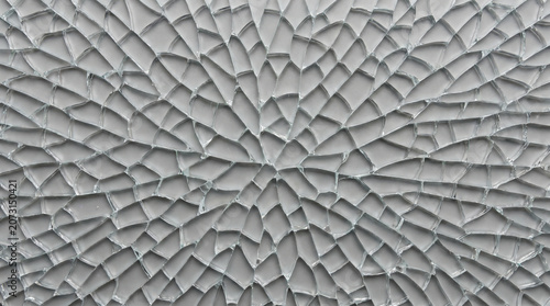 Broken shattered glass texture flat background