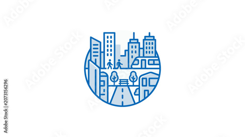 City Skyline Urban Landscape Architecture.