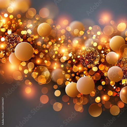 Colorful lights and reflections create a vibrant background for celebration and joy during a festive season