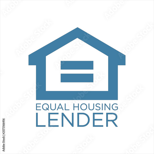 equal housing Lender blue vector