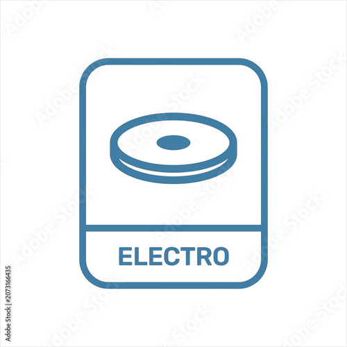 Electro blue vector