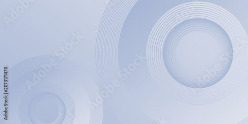Abstract blue white gradient background texture, modern circle lines pattern with geometric elements, grey scene with dynamic curves. Digital technology concept. Vector illustration.