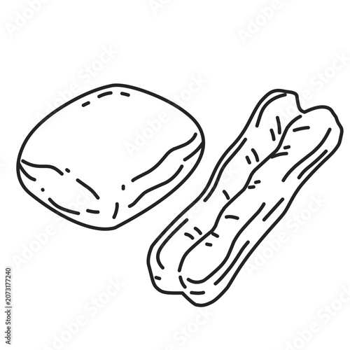 Outline of Indonesian Snack Bolang Baling
