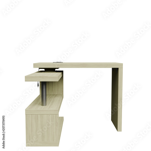 Cuadro en lienzo Modern Minimalist Wooden Desk