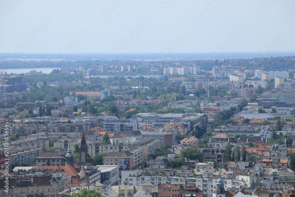 Naklejka premium Budapest panorama