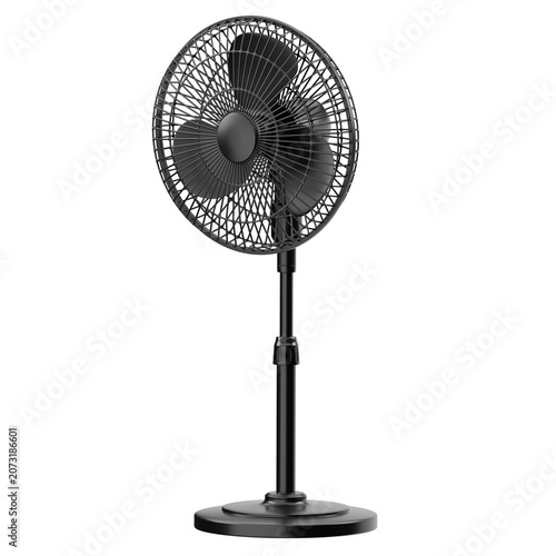 Black Pedestal Fan
