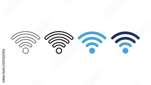 Cuadro en lienzo WiFi icon