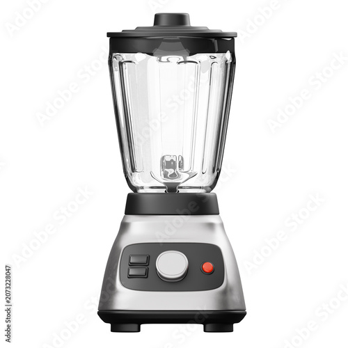 Silver Blender With Glass Jar