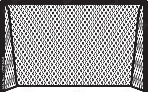 Chain link fence, metal mesh screen, black and white vector, security barrier, fence panel