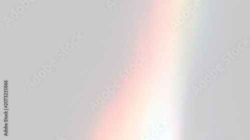 Foto Abstract lens prism design with rainbow refraction, crystal highlights, caustics