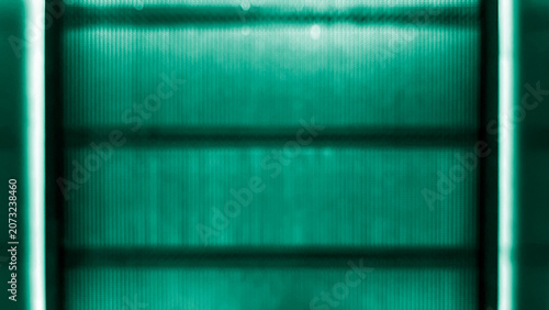 Abstract Turquoise Blurred Metal Texture with Horizontal Lines