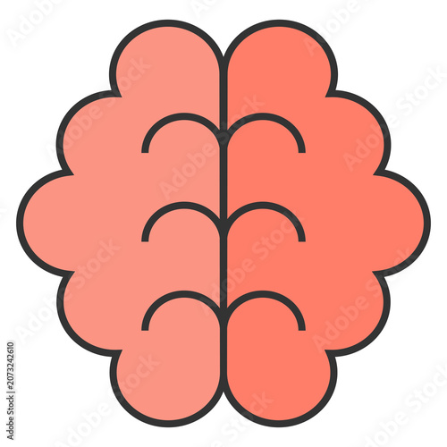 pink brain icon