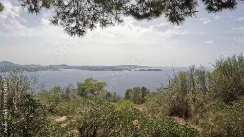 POV Walk Along Mediterranean coast, Mallorca, Spain