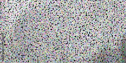 Valokuva Abstract Pointillist Pattern of Pastel Colored Dots on a Black Background pointi