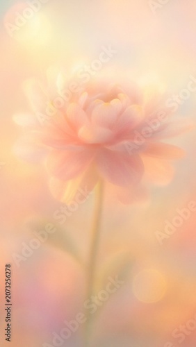 Soft pastel flower elegance mobile wallpaper