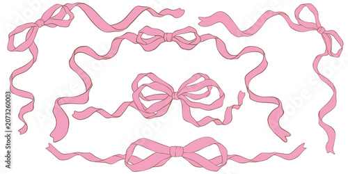 Silky Ribbon Wave Graphic Element