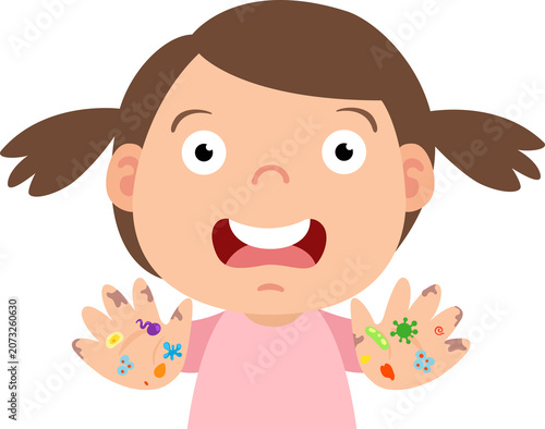 Baby Hand Full of Virus