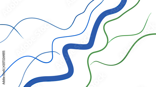 Abstract wavy lines background design