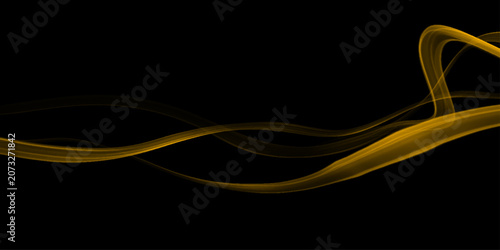 Konstfotografi Abstract smoke on black background generated AI