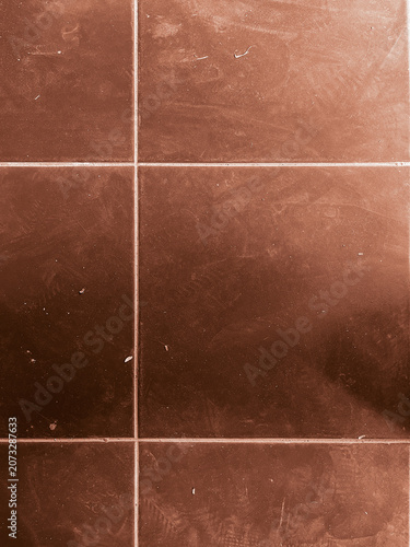 Dirty and Dusty Brown Ceramic Floor Tiles Texture