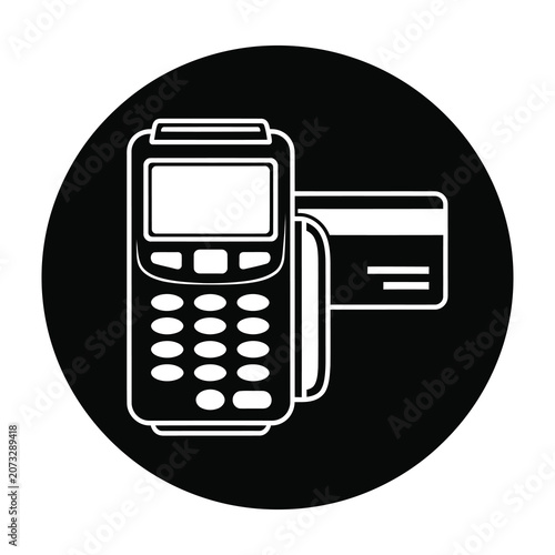 Payment terminal with credit card