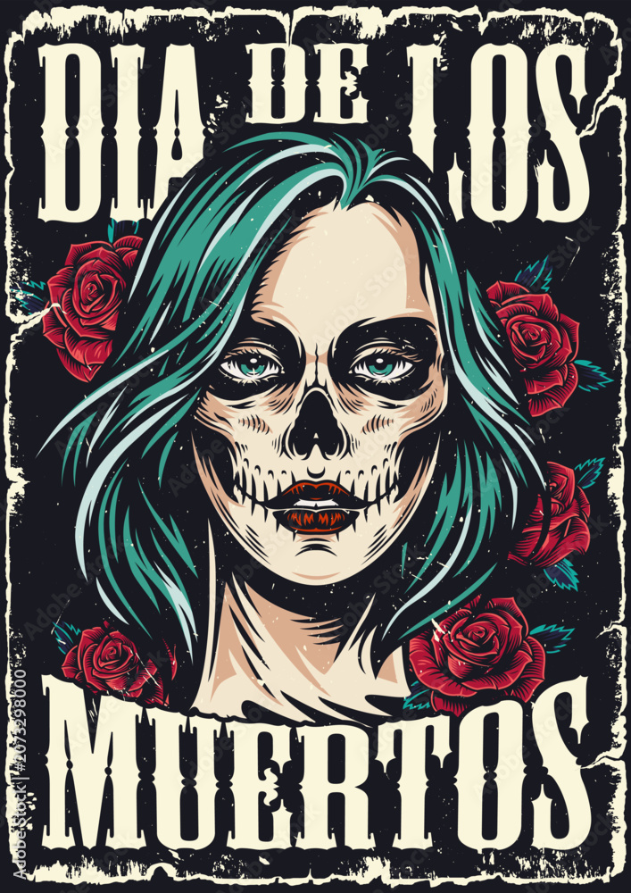 Fototapeta premium Dia de los Muertos