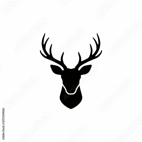 Photos deer head silhouette