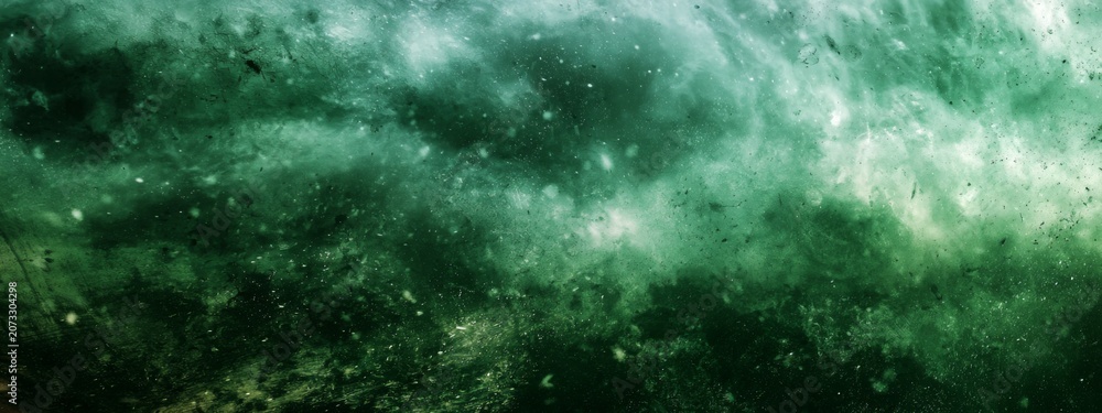 Fototapeta premium Smoky Green Battlefield Background Inspired by Nature's Fury and Depth of Earthy Textures