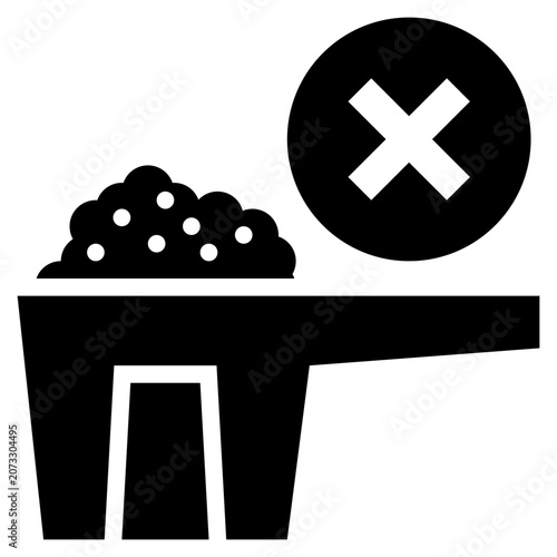 washing powder not wrong laundry solid glyph icon