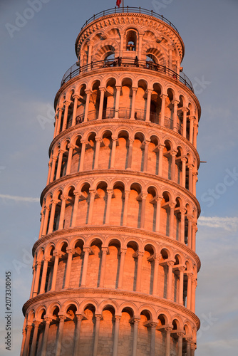 Tour penchée à Pisa. Italie	