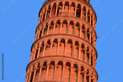 Tour penchée à Pisa. Italie	