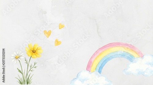 Rainbow Spring Background