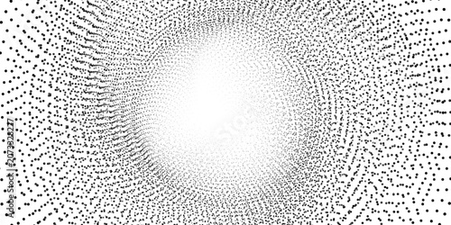 Radial dot patterns  abstract shapes  gradient effect, wallpaper, black, backdrop, dotted, decora