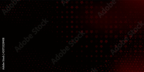Dark Red vector texture with circles  stars. Abstract design in gradient style with bubbles  stars. Design elgant light red