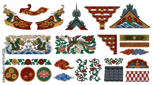 Traditional Chinese Architectural Ornaments.