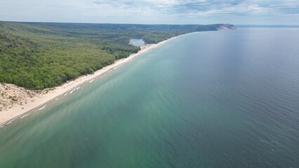Sleeping Bear Dunes Michigan Drone Photography