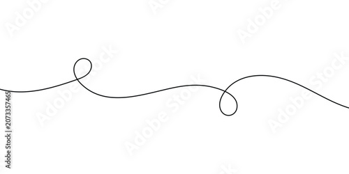 White Rope with Knot Isolated on Black Background, Decorative Cable Thread Object for Jewelry, Fashion, Audio Wire and Creative Design Concepts
