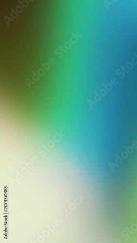 Abstract Gradient Background with Smooth Green and Blue Color Blending