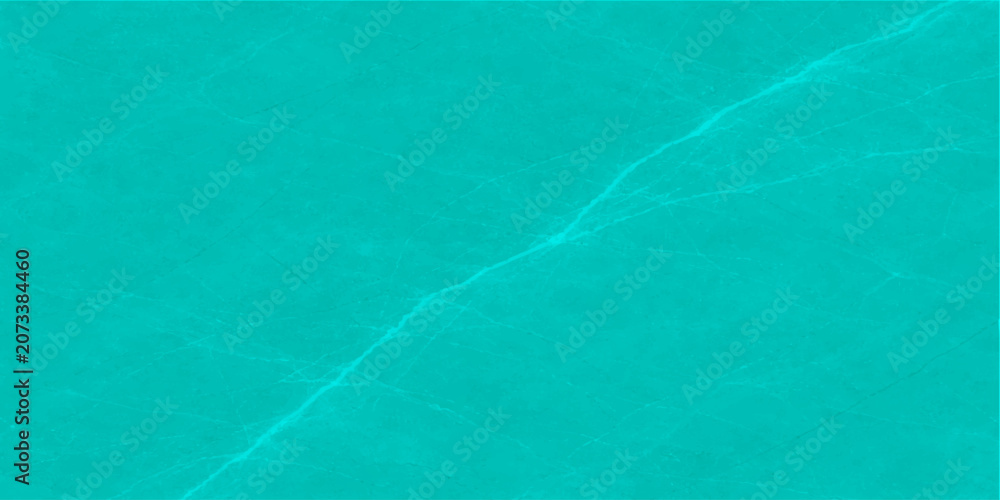 Fototapeta premium Teal marble texture background with diagonal vein pattern vector