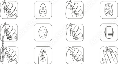 nail style icon pack