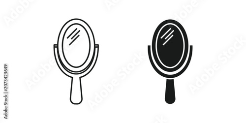 Принти на полотні Set of cuticle nipper icons in outline and solid black styles for professional m