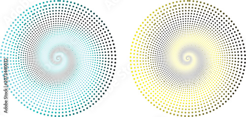 Dotted gradient, smooth dots spraying and halftones dot background seamless horizontal geometric pattern vector template. Abstract dot gradient halftone pattern .