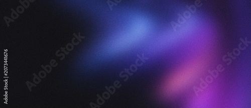 Tableau sur toile Abstract swirling blue and purple light flares with dark background conveying en